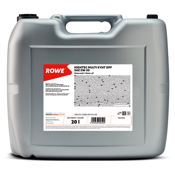 Ulei motor turisme Rowe HighTec Multi Synt DPF 5W30 20L Rowe - imagine 1
