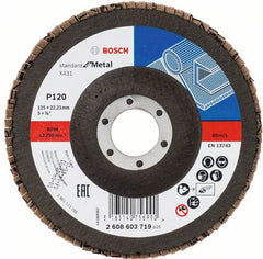 Disc de şlefuire evantai X431, Standard for Metal G80 Bosch - imagine 1