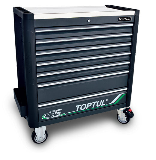 Dulap scule Toptul echipat 340 piese; 7 sertare Toptul - imagine 1