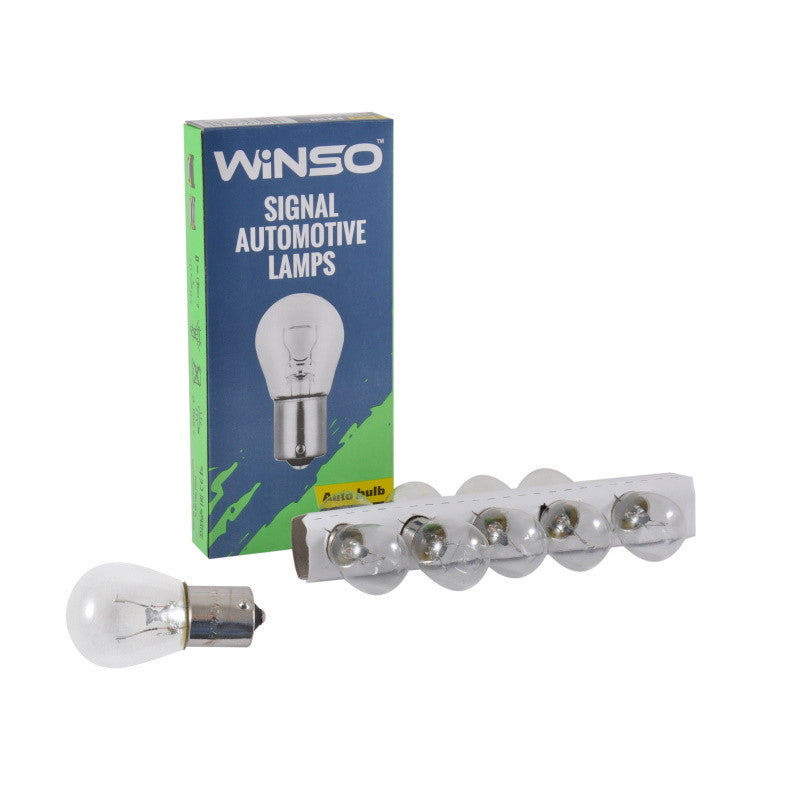 Bec Halogen Winso 12V P21W 21W BA15s Winso - imagine 1
