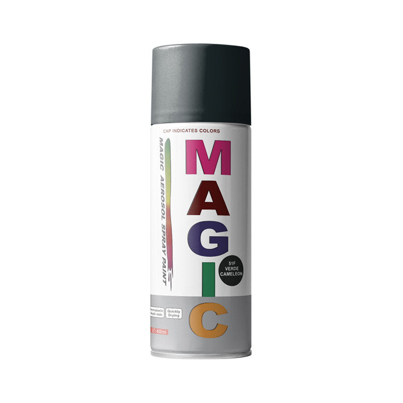 Magic - Vopsea spray  51F Verde Cameleon 450 ml Magic - imagine 1