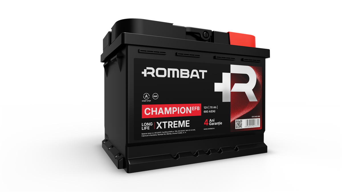 Acumulator Rombat Champion 70 Ah [Start-Stop] Rombat - imagine 1