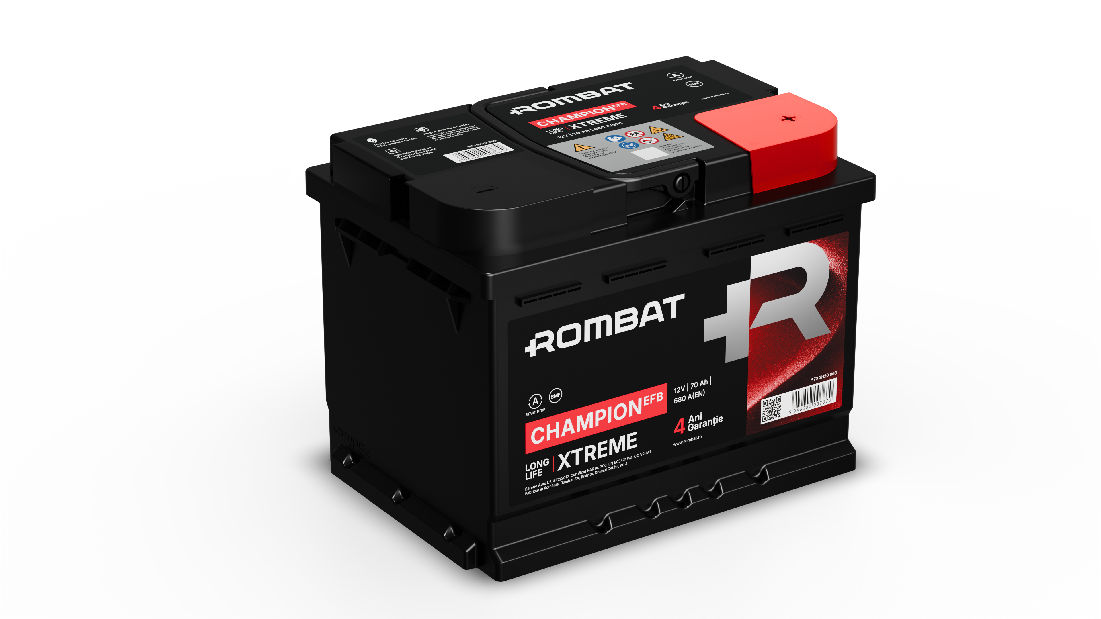 Acumulator Rombat Champion 70 Ah [Start-Stop] Rombat - imagine 2