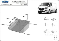 Scut metalic motor FORD  Transit Custom MTR - imagine 1