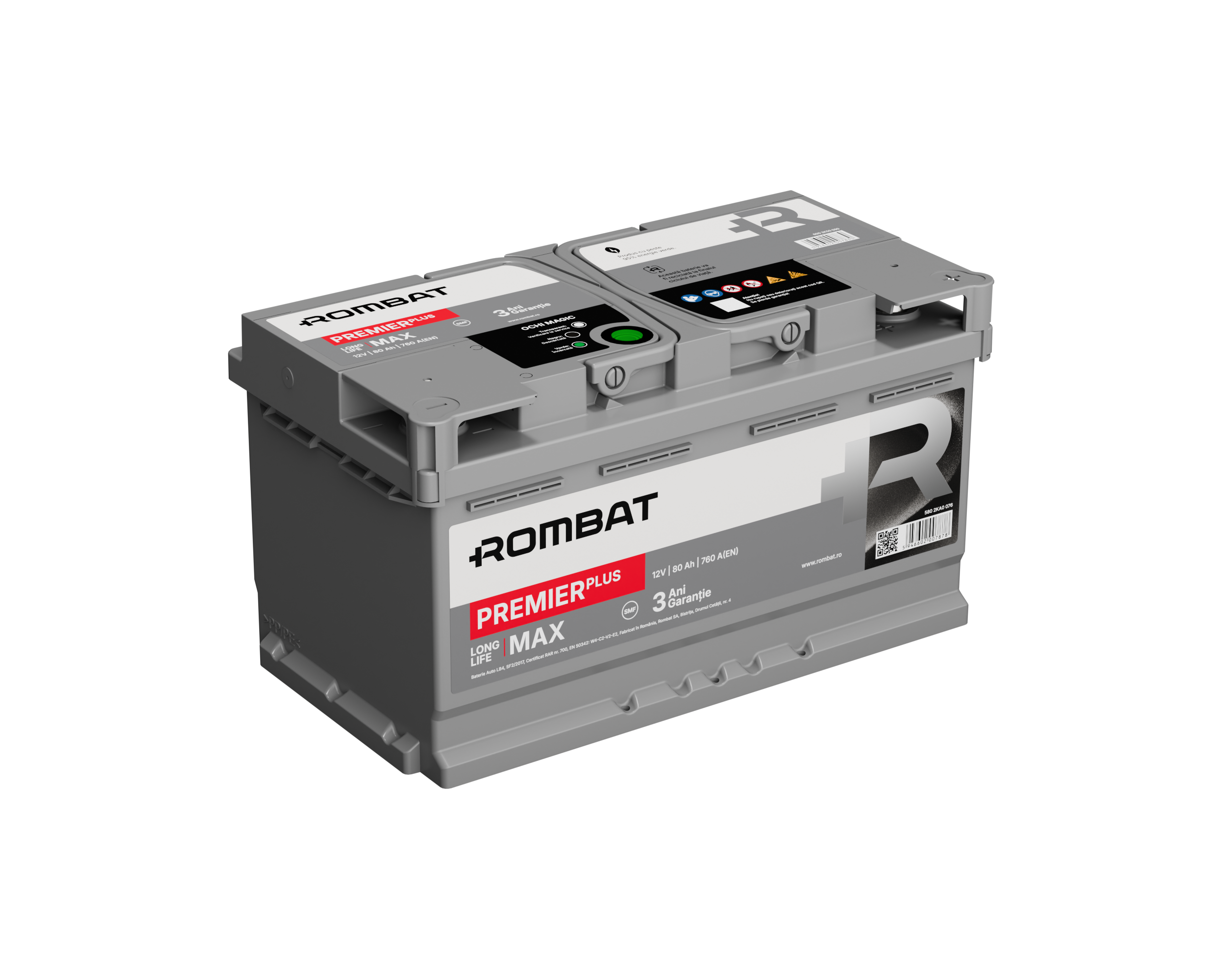 Acumulator Rombat Premier PLUS 80 Ah Rombat - imagine 4