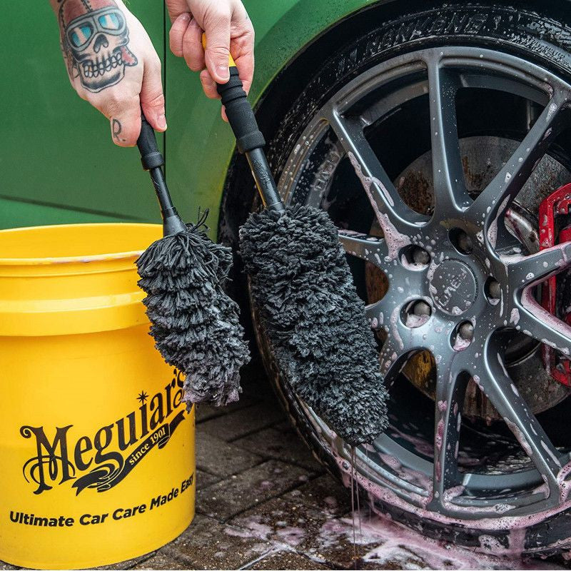 Perie Curatare Jante Aliaj Meguiars Supreme Microfibre Wheel Brush M Meguiar's - imagine 5