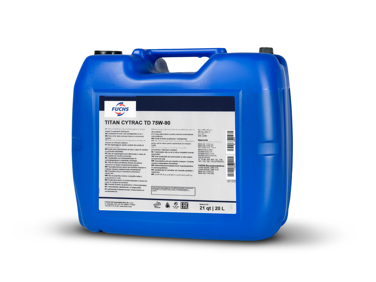 Ulei cutie Fuchs Titan Cytrac TD 75W90 20L Fuchs - imagine 1