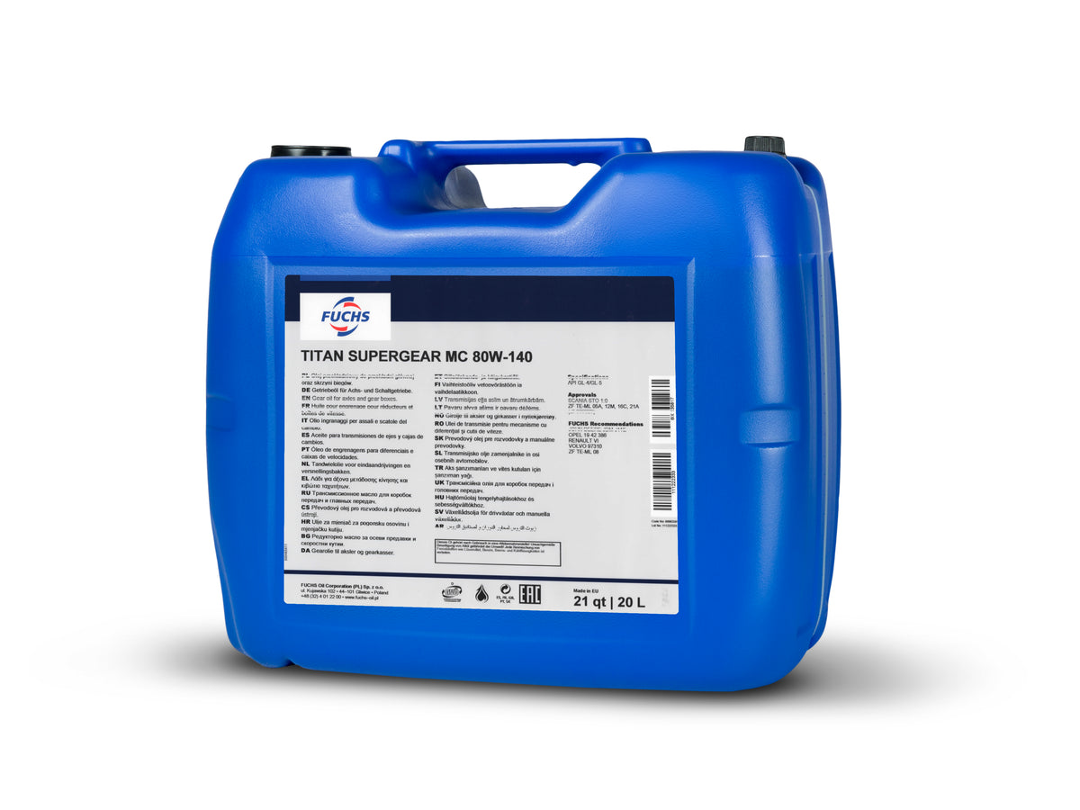 Ulei cutie Fuchs Titan Supergear MC 80W140 20L Fuchs - imagine 1
