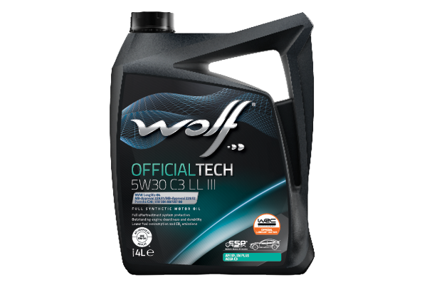 ULEI MOTOR WOLF OFFICIALTECH 5W30 C3 LL III 4L Wolf - imagine 1