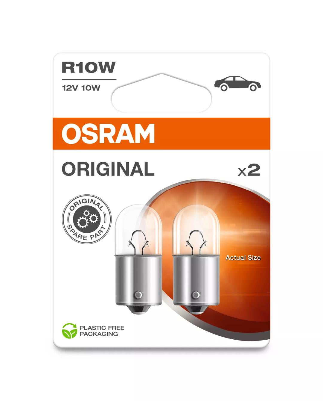 Bec Osram Original R10W 12V 10W BA15s Set 2 buc Osram - imagine 1
