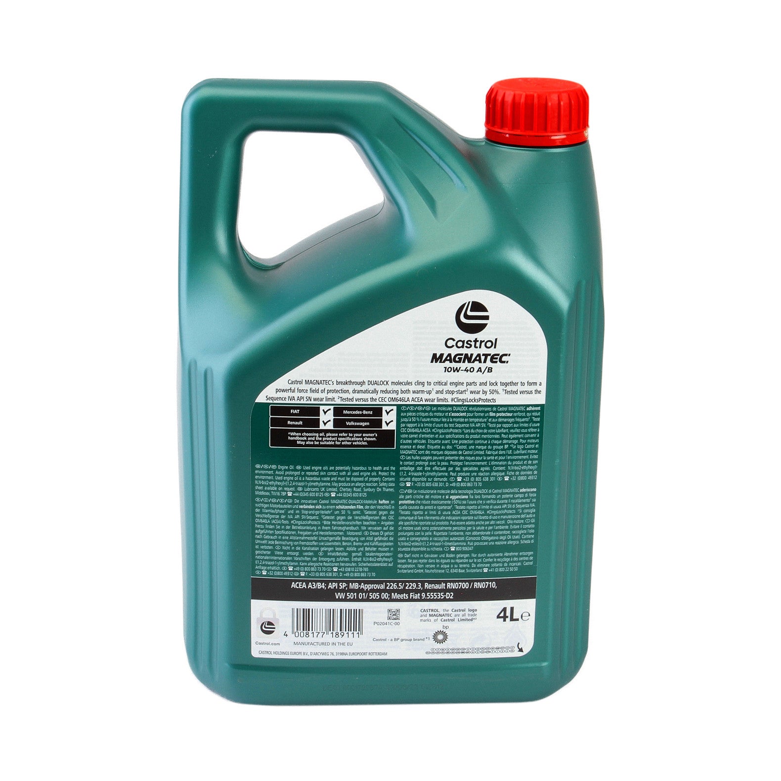 Ulei motor Castrol Magnatec 10W40 A/B 4L Castrol - imagine 3