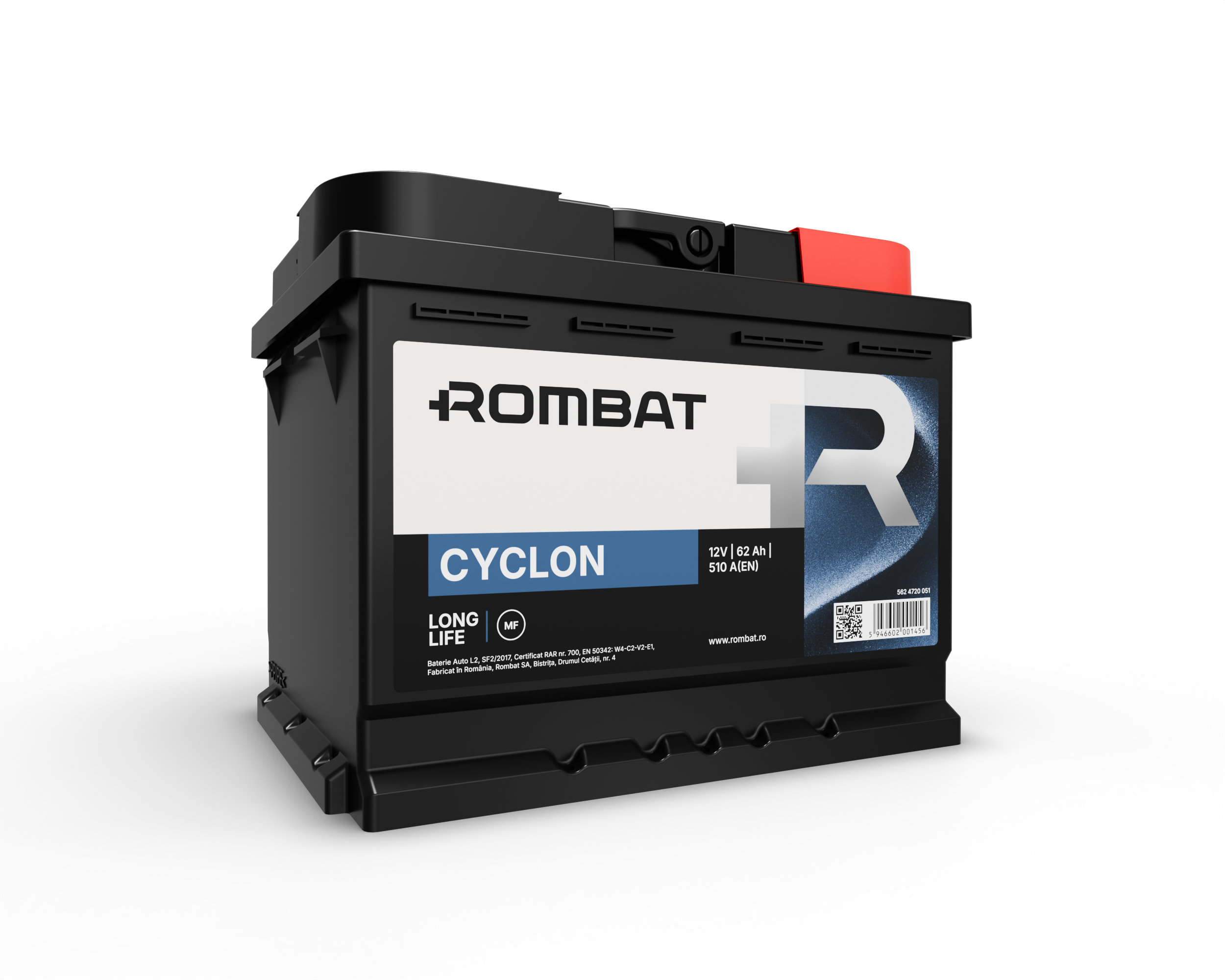 Acumulator Rombat Cyclon 62 Ah Rombat - imagine 1