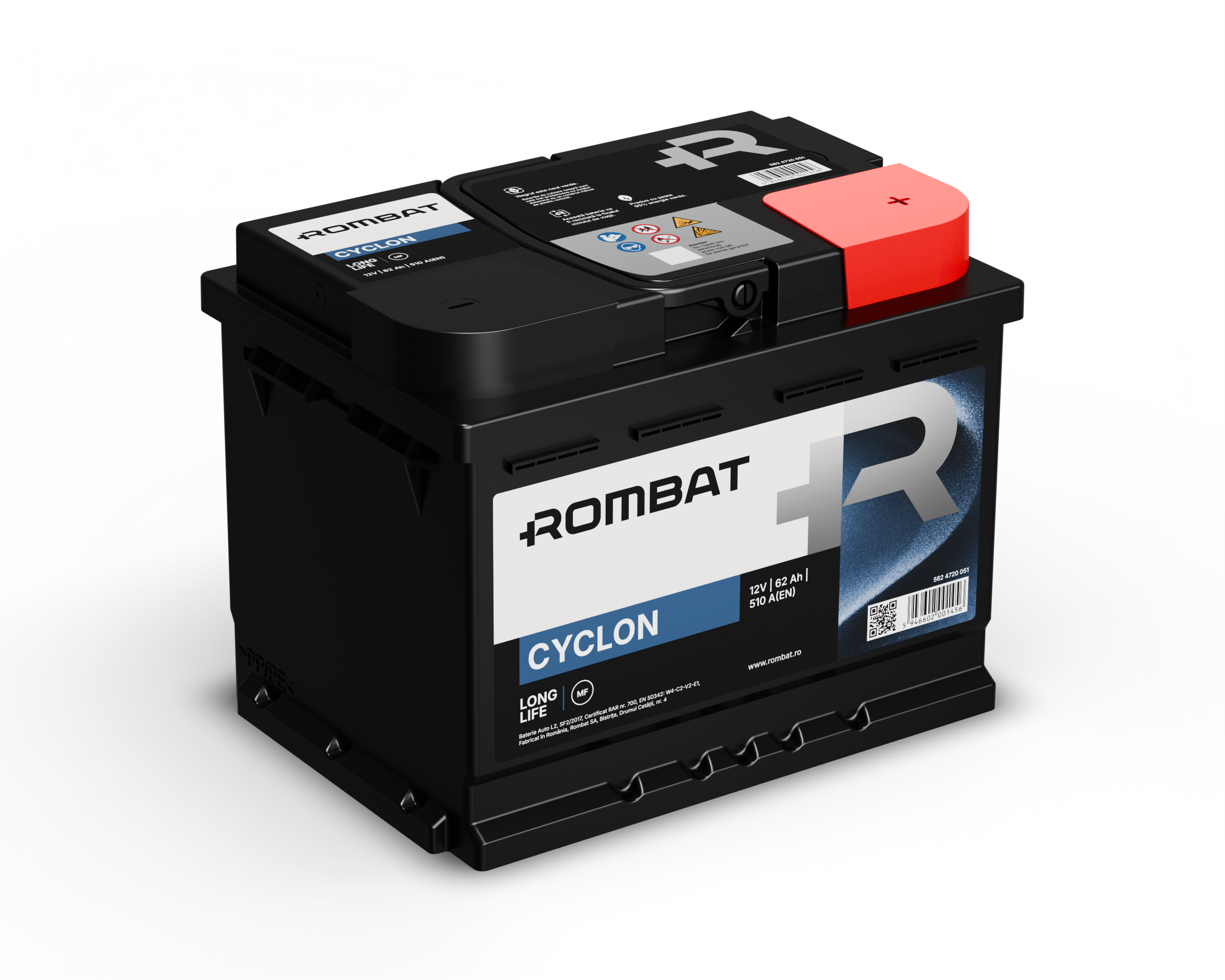 Acumulator Rombat Cyclon 62 Ah Rombat - imagine 2