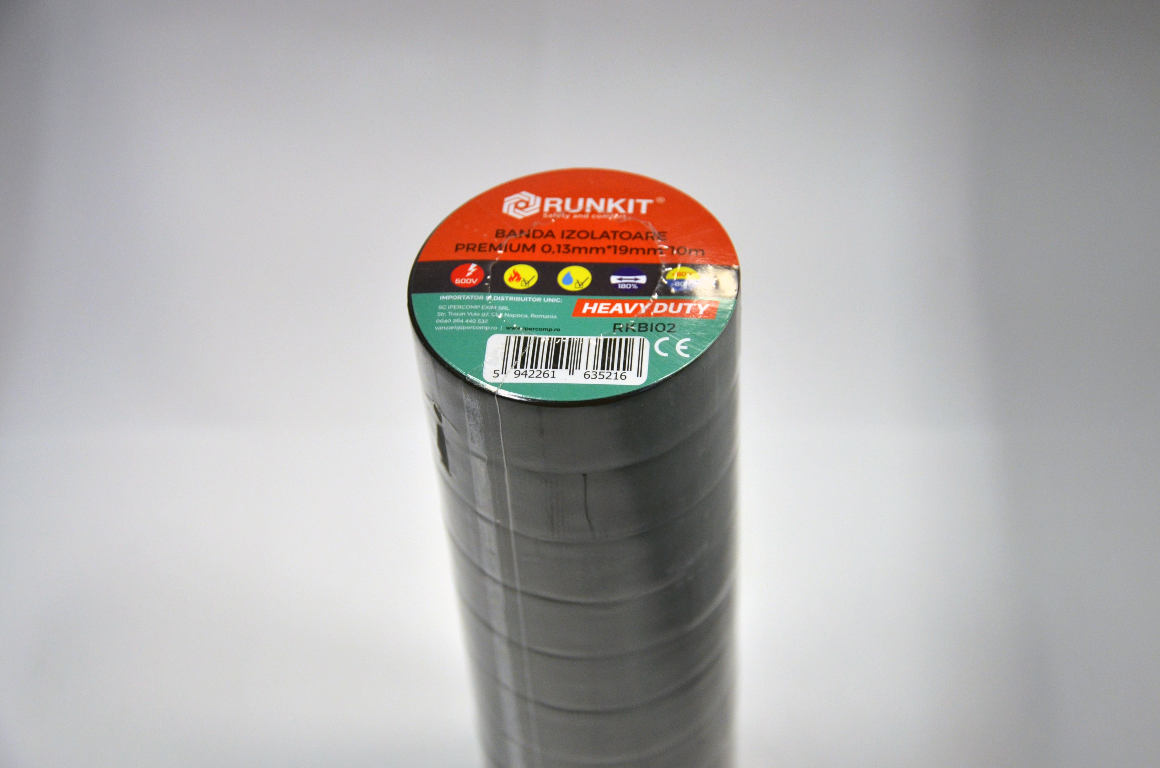 Banda izolatoare economica 19mmx10m Runkit - imagine 1