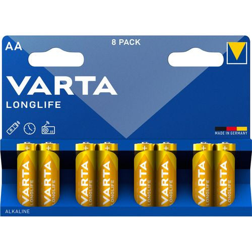 Baterie Varta Longlife AA Blister 8  buc MUT1.2 Varta - imagine 1