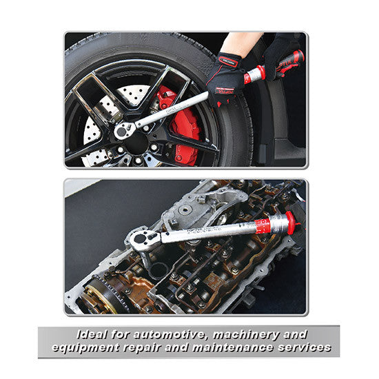 Cheie dinamometrică mecanică 3/8" 10-60 Nm Toptul - imagine 4
