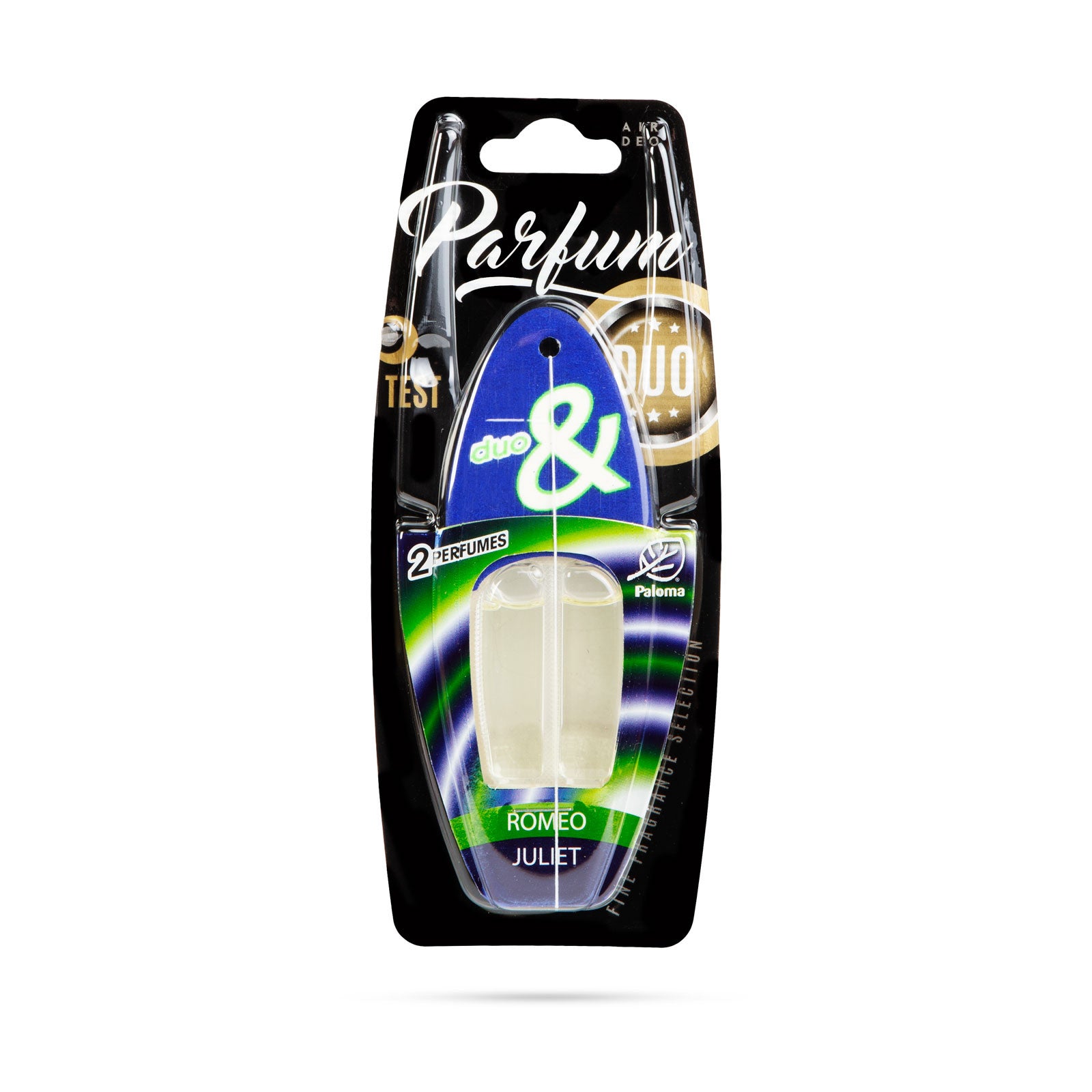 Odorizant auto Paloma Parfum Duo Romeo & Juliet - 2x3 ml Paloma - imagine 1