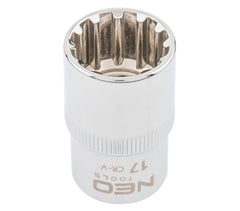 Tubulara in 12 puncte SPLINE 1. 2   18 mm Neo Tools - imagine 1