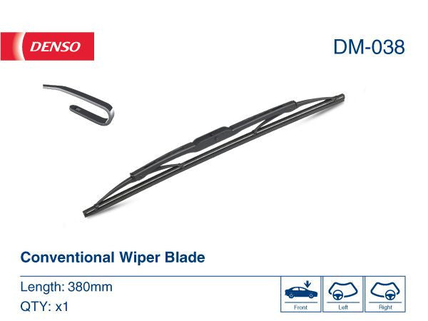 Lamela stergator Denso 380 mm Denso - imagine 1