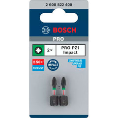 PRO Set 2 biti Impact PZ3 25 mm Bosch - imagine 1