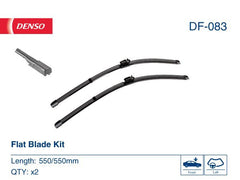 Set Lamela stergator Denso Flat 550/550 mm Denso - imagine 1